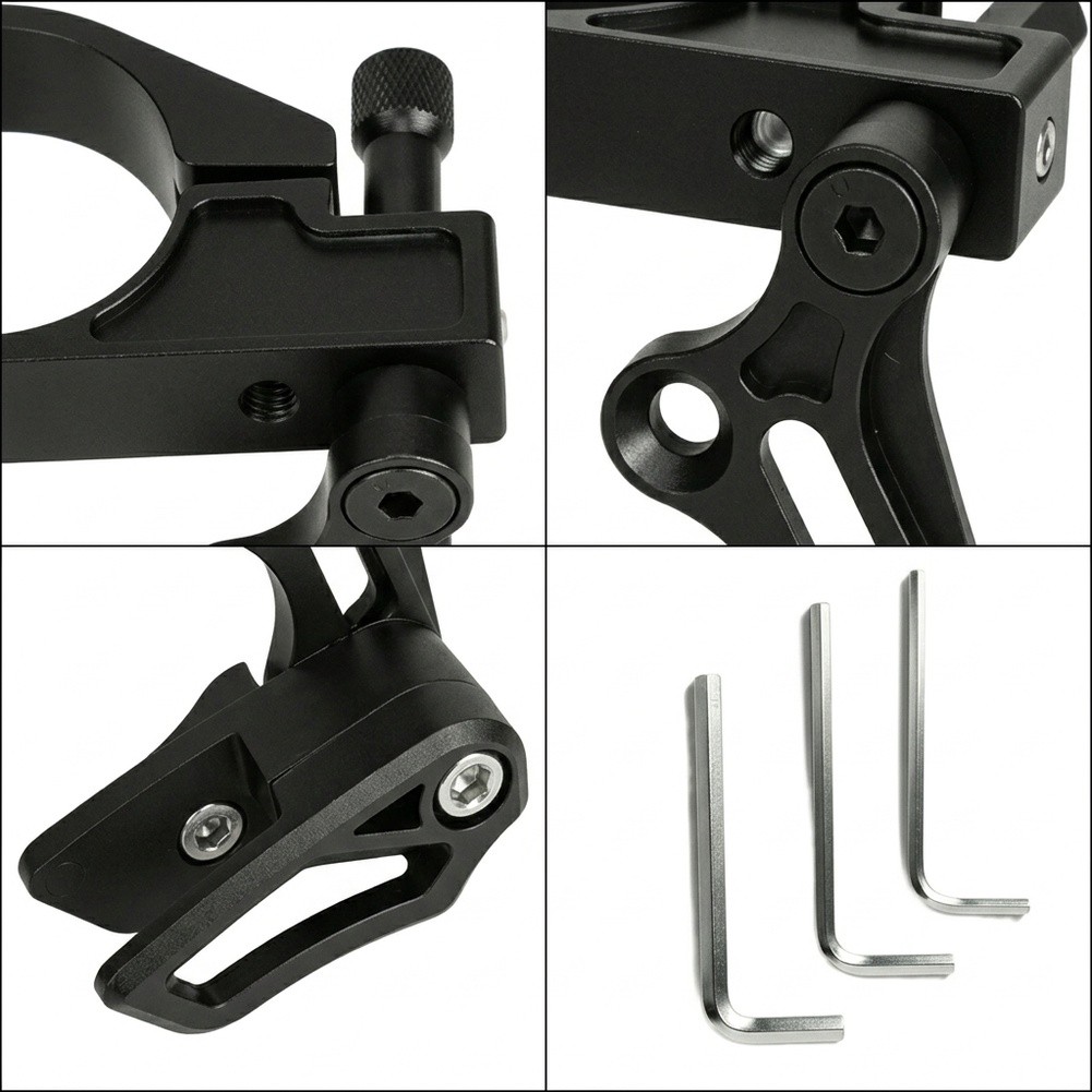 Mountain Biking Experience - Aluminium-Kettenführung für Mountainbikes mit Einzelkettenblatt sorgt