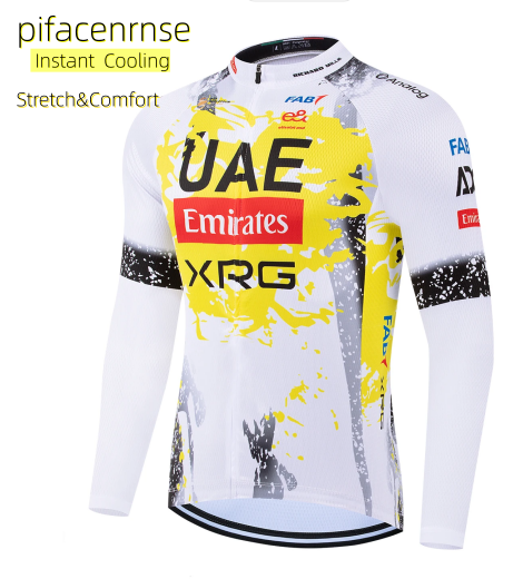 Mountain Biking Uae - UAE Pro Radtrikots für Herren Langarm