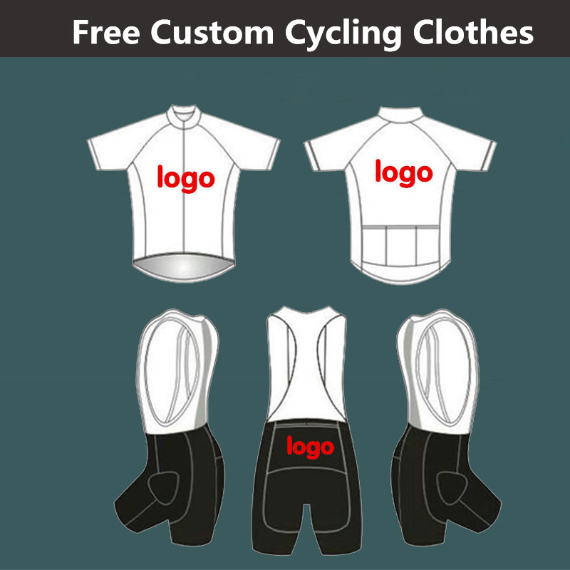Mountain Biking Logo - Custom Team Radtrikot Herren Kurzarm Fahrradtrikots