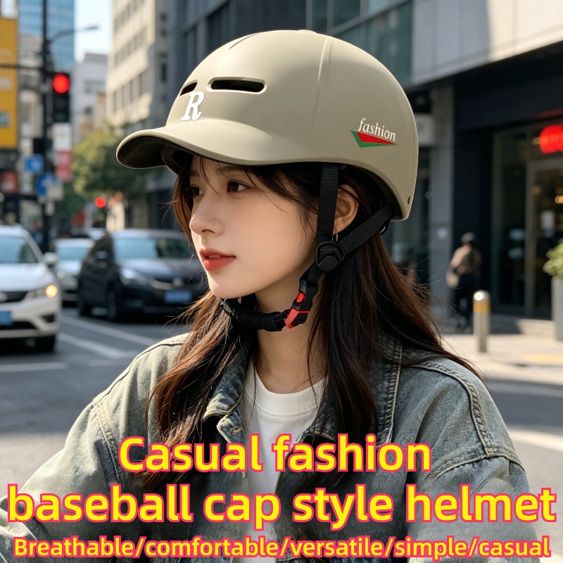 Mountain Biking Helmet - Baseballmützen-Stil Sonnenschutz-Helm für Erwachsene, Mountainbike- und