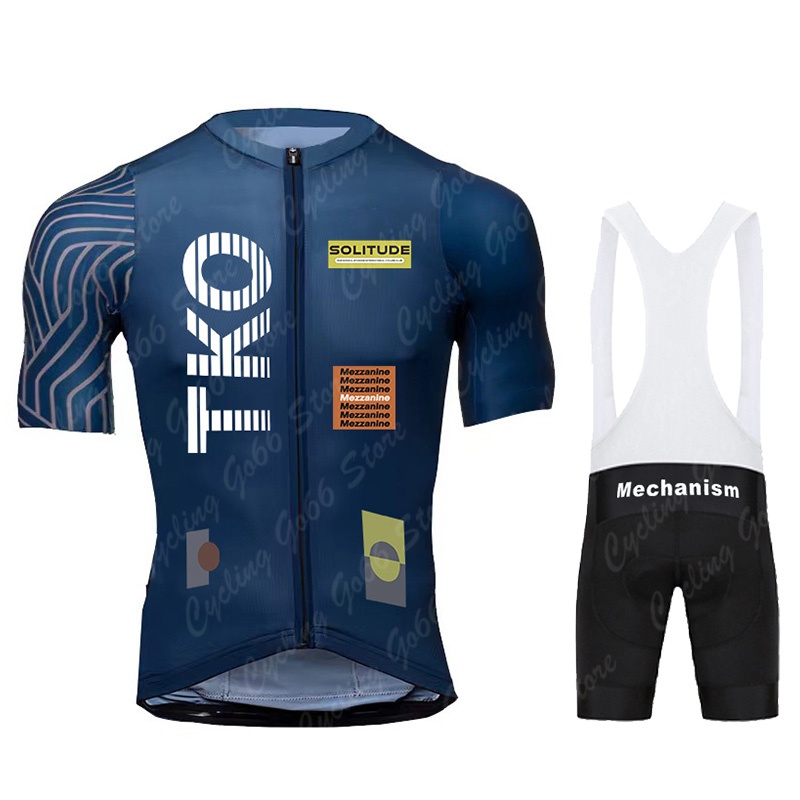 Mountain Biking Shorts - Herren Kurzarm-Radtrikot-Set und Trägerhose – Profi-Rennradbekleidung