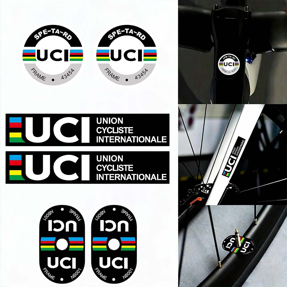UCI Fahrradrahmen-Aufkleber, l – Mountain Biking Helmet Bewertung und Preis
