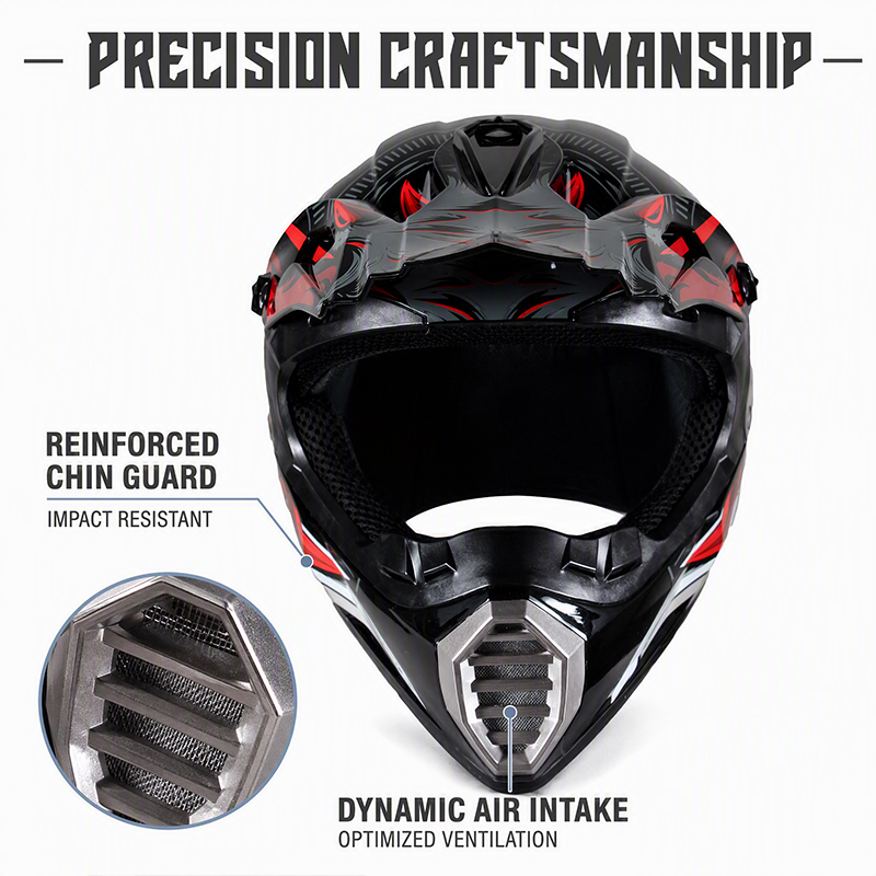 Uchoose Motocross-Helm für Erw – Mountain Biking Helmet Bewertung und Preis